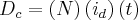 {D}_{c}=(N)\,({i}_{d})\,(t) {D}_{c}=(N)\,({i}_{d})\,(t)