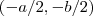 (-a/2,-b/2) (-a/2,-b/2)