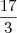 \frac{17}{3} \frac{17}{3}