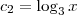 c_2 = \log_3 x c_2 = \log_3 x