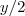 y/2