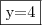 \fbox{y=4} \fbox{y=4}