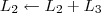 L_2 \leftarrow L_2 + L_3