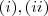 (i) , (ii) (i) , (ii)