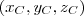 (x_C,y_C,z_C) (x_C,y_C,z_C)