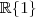 \mathbb{R} \set\{1\} \mathbb{R} \set\{1\}