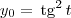 y_0 = \,\textrm{tg}^2\,t