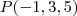 P(-1,3,5) P(-1,3,5)