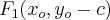 F_1(x_o, y_o-c)