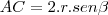 AC=2.r.sen\beta