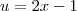 u=2x-1 u=2x-1