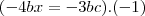 (-4bx=-3bc).(-1)