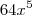 64x^5