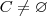 C\neq \varnothing C\neq \varnothing