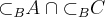 {\subset}_{B}A \cap {\subset}_{B}C {\subset}_{B}A \cap {\subset}_{B}C