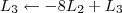 L_3 \leftarrow -8L_2 + L_3