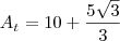 A_t=10+\dfrac{5\sqrt{3}}{3}