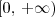 \left[0,\, +\infty\right) \left[0,\, +\infty\right)