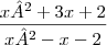 \frac{x²+3x+2}{x²-x-2} \frac{x²+3x+2}{x²-x-2}