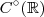 C^{\circ}(\mathbb{R}) C^{\circ}(\mathbb{R})