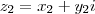 z_2 = x_2 + y_2i z_2 = x_2 + y_2i