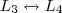 L_3 \leftrightarrow L_4 L_3 \leftrightarrow L_4