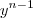 {y}^{n-1} {y}^{n-1}