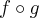 f \circ g