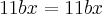 11bx=11bx 11bx=11bx