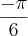 \frac{-\pi}{6} \frac{-\pi}{6}