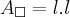 \B{A}_{\Box}= l.l \B{A}_{\Box}= l.l