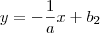 y=-\frac{1}{a}x+b_2