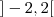 ]-2, 2[