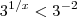 {3}^{1/x}<{3}^{-2} {3}^{1/x}<{3}^{-2}