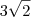 3 \sqrt{2}