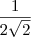 \frac{1}{2\sqrt2} \frac{1}{2\sqrt2}