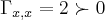 {\Gamma}_{x,x}=2\succ0 {\Gamma}_{x,x}=2\succ0