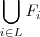 \bigcup_{i\in L} F_i \bigcup_{i\in L} F_i