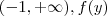 (-1,+\infty) , f(y) (-1,+\infty) , f(y)
