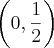 \left(0,\frac{1}{2}\right) \left(0,\frac{1}{2}\right)