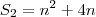 S_2=n^2+4n
