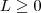 L \geq 0