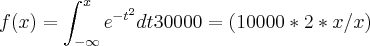 f(x)=\int_{-\infty}^x e^{-t^2}dt 30000=(10000*2*x/x) f(x)=\int_{-\infty}^x e^{-t^2}dt 30000=(10000*2*x/x)