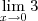 \lim_{x\rightarrow0} 3