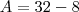 A=32-8 A=32-8